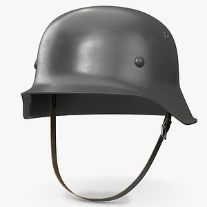 World War 2 Steel Helmet with Liner 3D