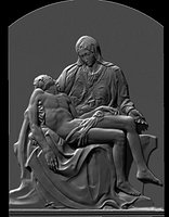 pieta michelangelo rilievo rilief