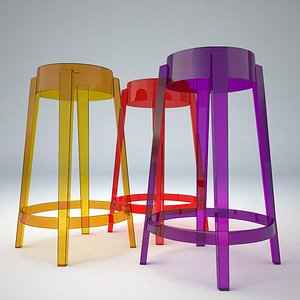 3d model bar stool charles ghost