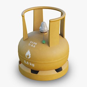 5kg Domestic LPG Cylinder - Yellow - PBR - 2K 4K