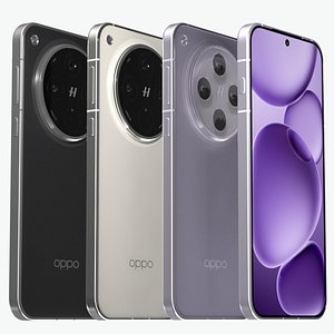 3D OPPO Find X8s Plus All Colors model