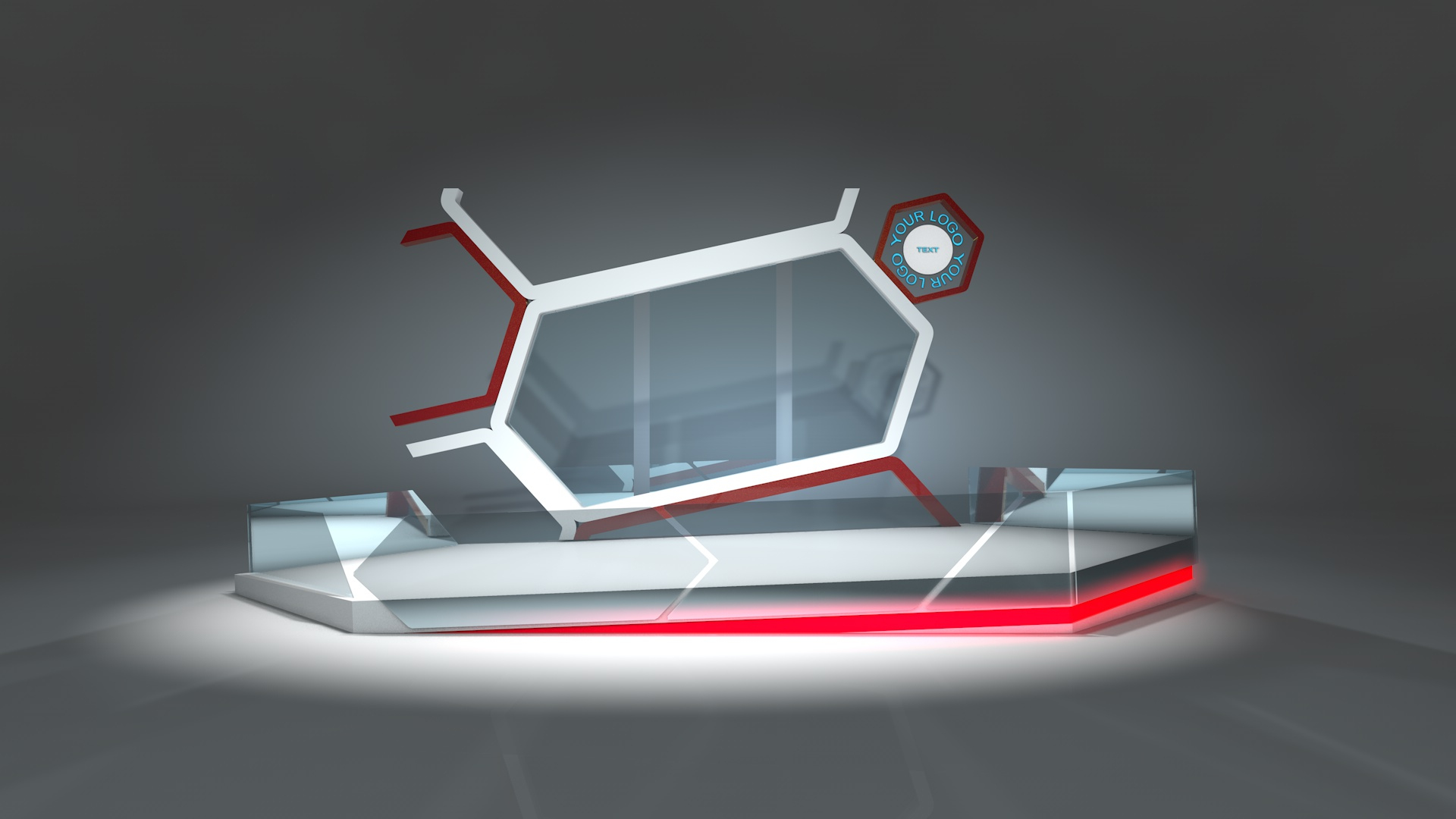 Car Exhibition Stand Collection 3D TurboSquid 1728786