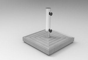 Kumba Parasol Base 3D model