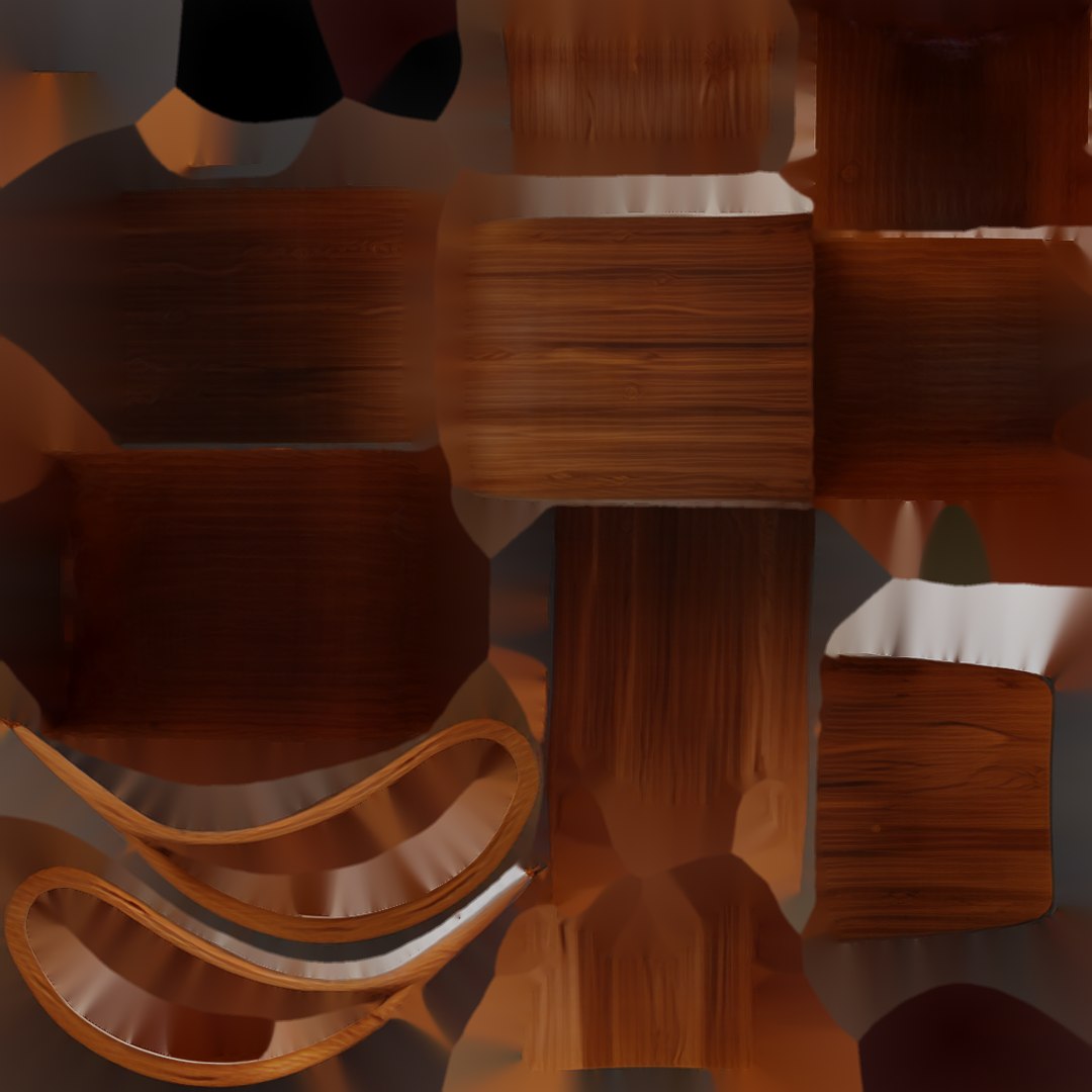 Minimalist Sculptural Wooden Rocking Chair Model - TurboSquid 2386928
