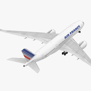 Airbus A350-800 Air France 3D Model