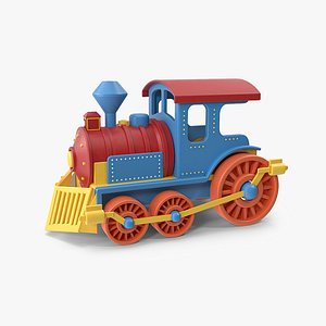 3D Toy Locomotive Train