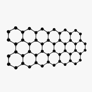 3D model Graphene Molecule