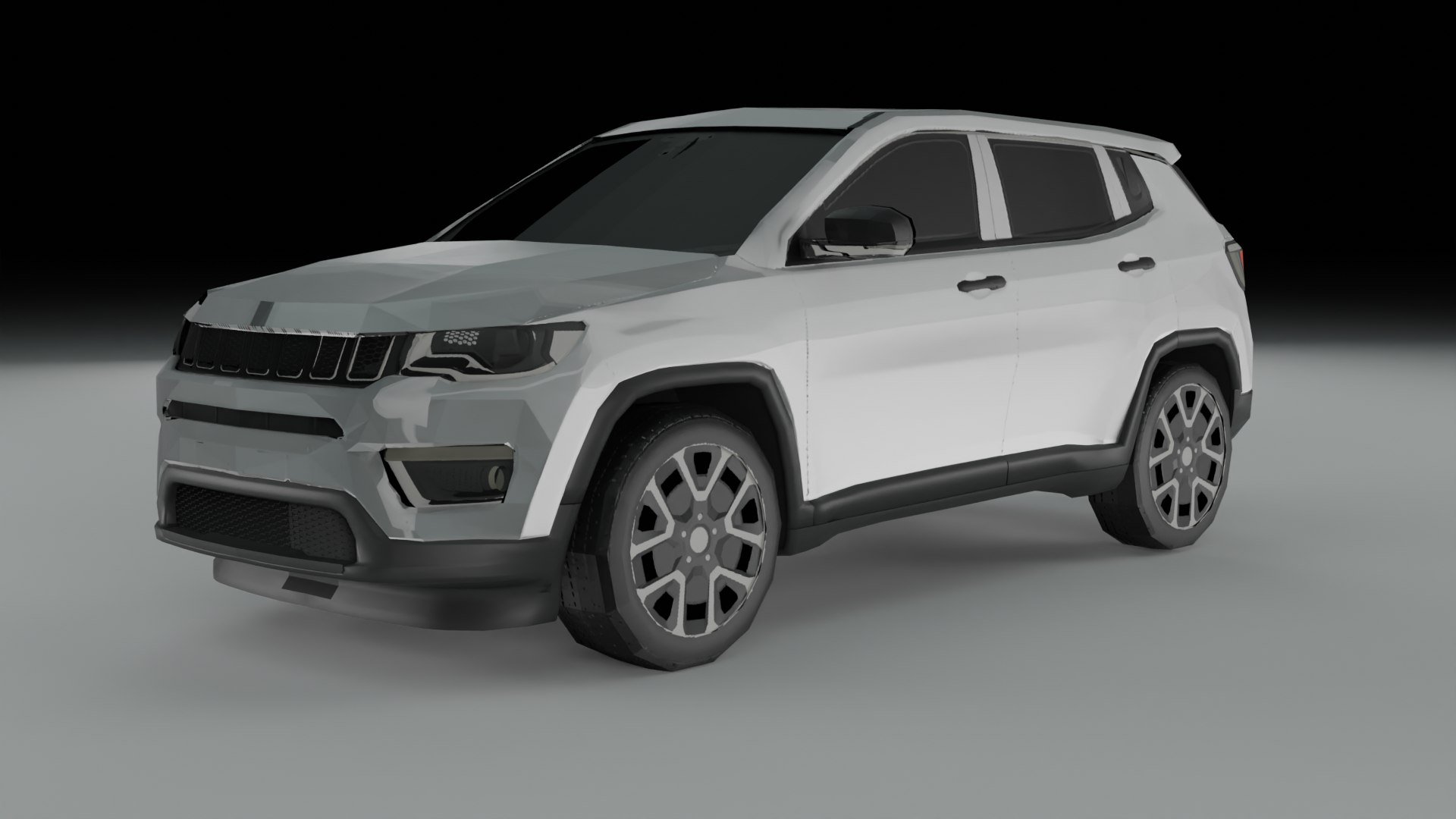 Free 3D Low Poly - Jeep Compass Model - TurboSquid 2117435