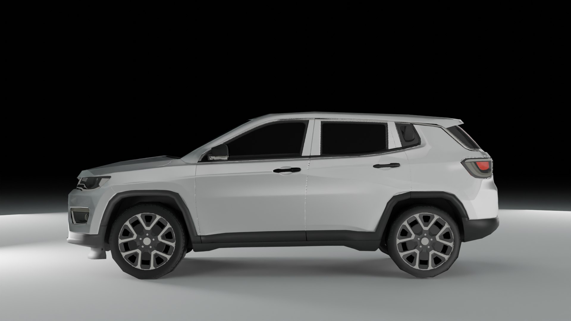 Free 3D Low Poly - Jeep Compass Model - TurboSquid 2117435