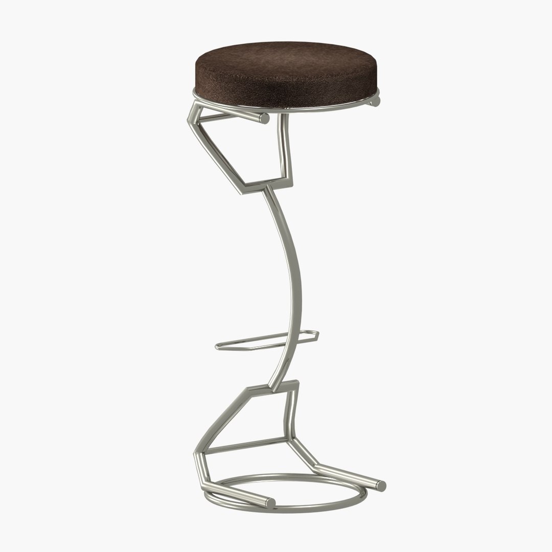 Modern bar stools design 3D model TurboSquid 1344503