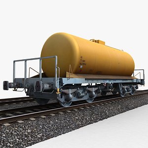 tank wagon 1 3d model