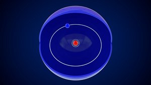 Hydrogen Atom 3D model