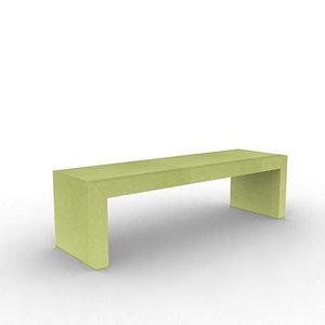 chair bench stool 3d 3ds