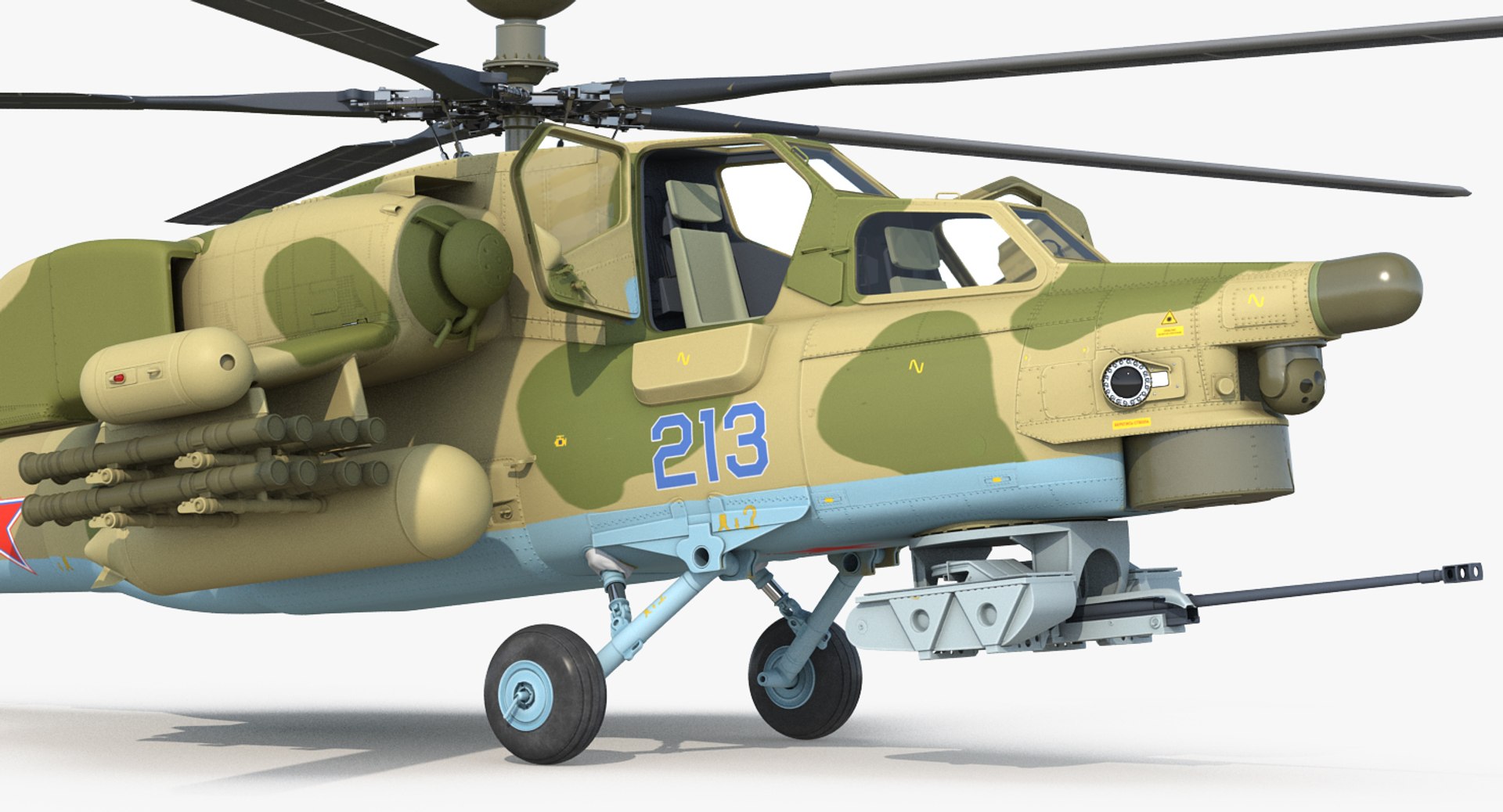 3D attack helicopter mi 28n model - TurboSquid 1188637