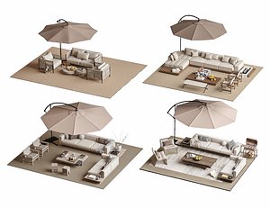 Camping Patio Furniture Outdoor sofa Beach Umbrella