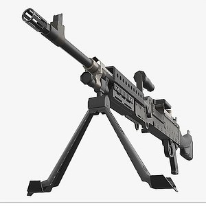 machine gun m240 3D