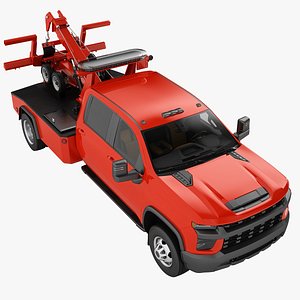 3D Towing Truck Generic 04