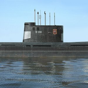 tango class attack submarine 3d model