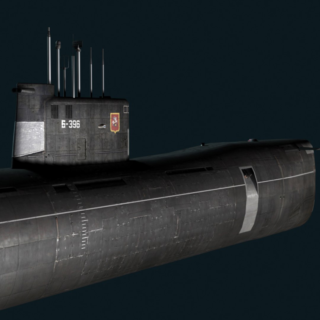 Tango Class Attack Submarine 3d Model