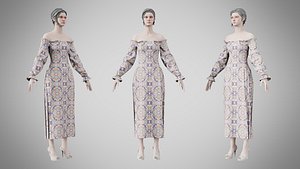 Dress 13 Whimsical Loop Mosaic 3D
