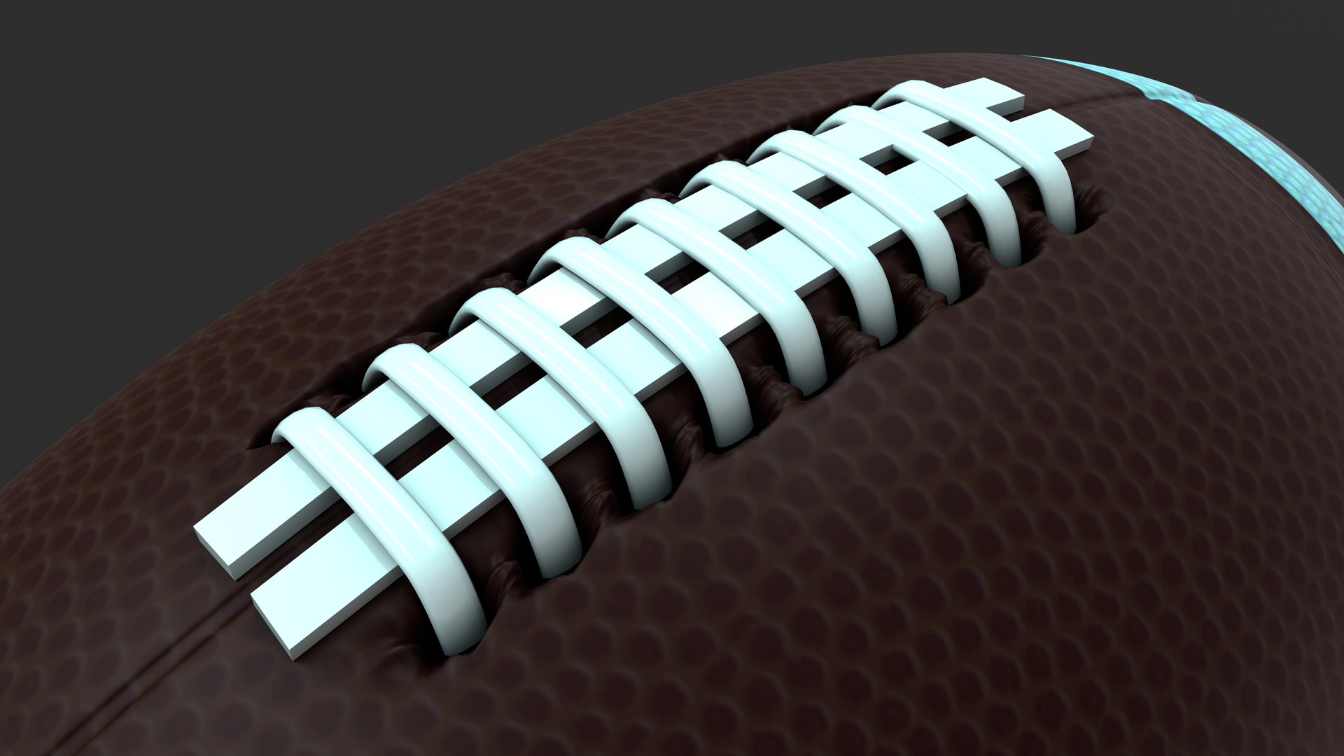 3D Leather Rugby Ball Model - TurboSquid 2185610