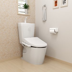 smart toilet japan 3D model
