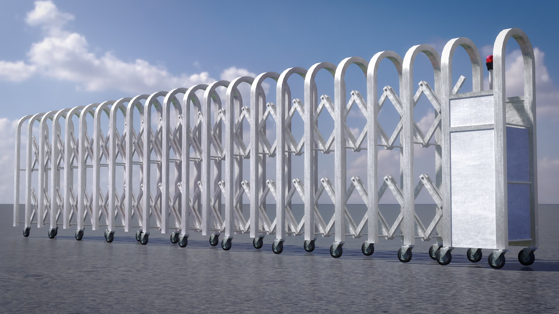 3D Sliding Electric Gates - TurboSquid 2350463