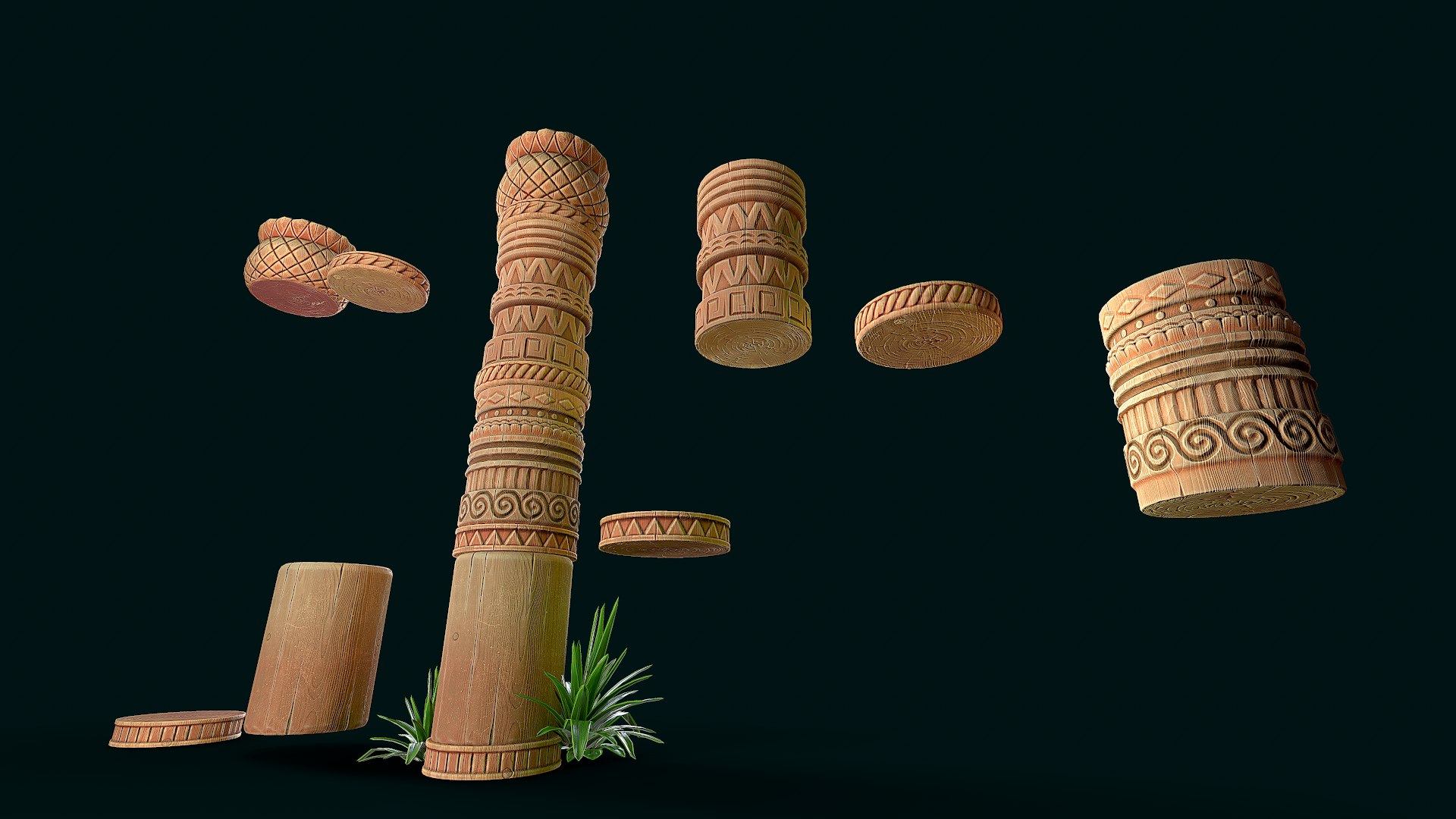 Stylized Wood modular pole model https://p.turbosquid.com/ts-thumb/1D/CvgqWz/LT/screenshot020/png/1702114771/1920x1080/fit_q87/0ec60fc3aea6707523900806d7b35d1b3e0008d8/screenshot020.jpg
