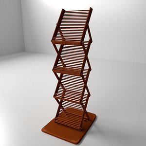 3d model literature stand