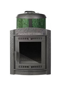 Sauna Stove Atmosphere L lamellas Verde Guatemala