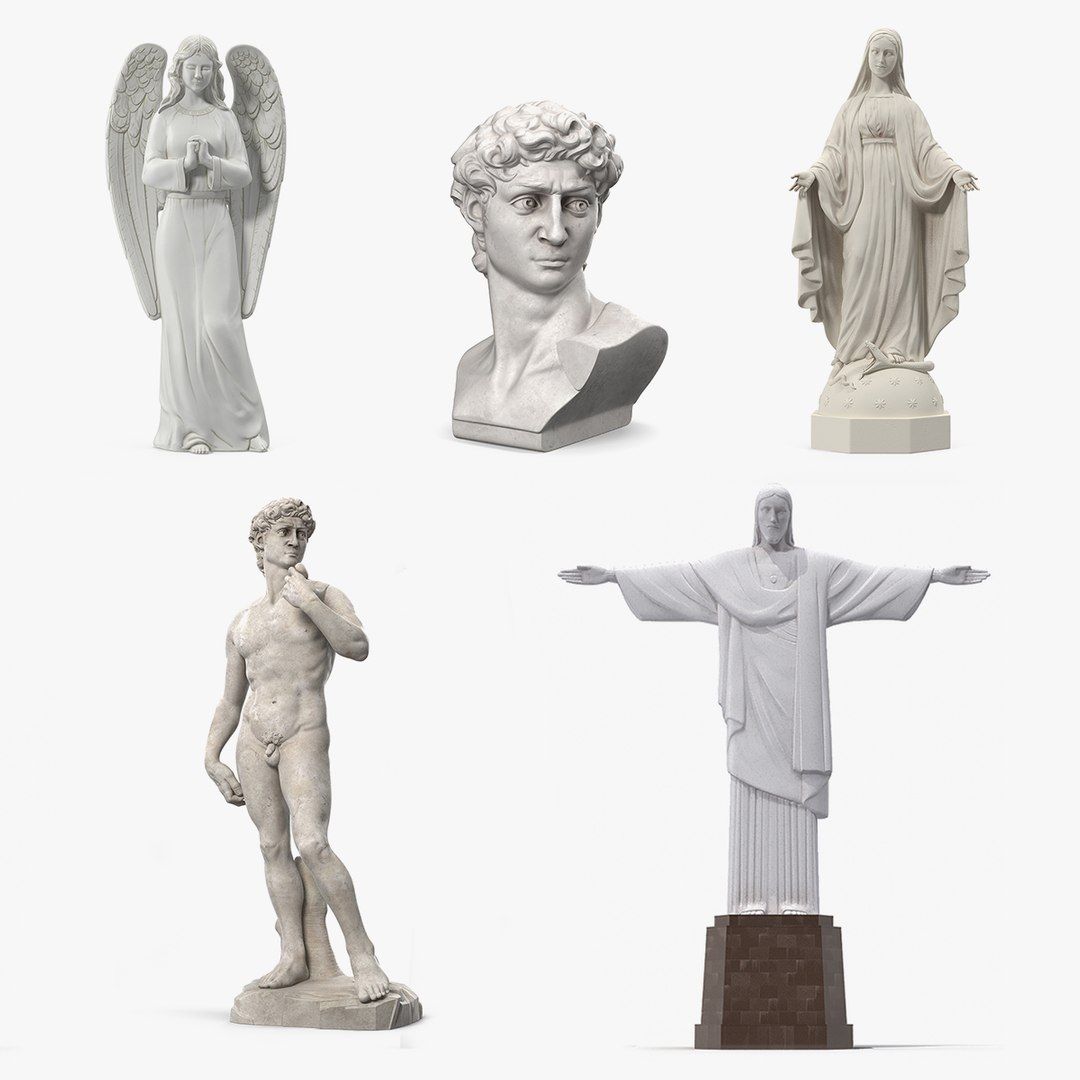 Stone Statues Collection 4