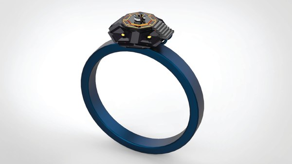 Gold Ring 3D Model - TurboSquid 1458057