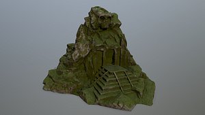 skull cave 3D model
