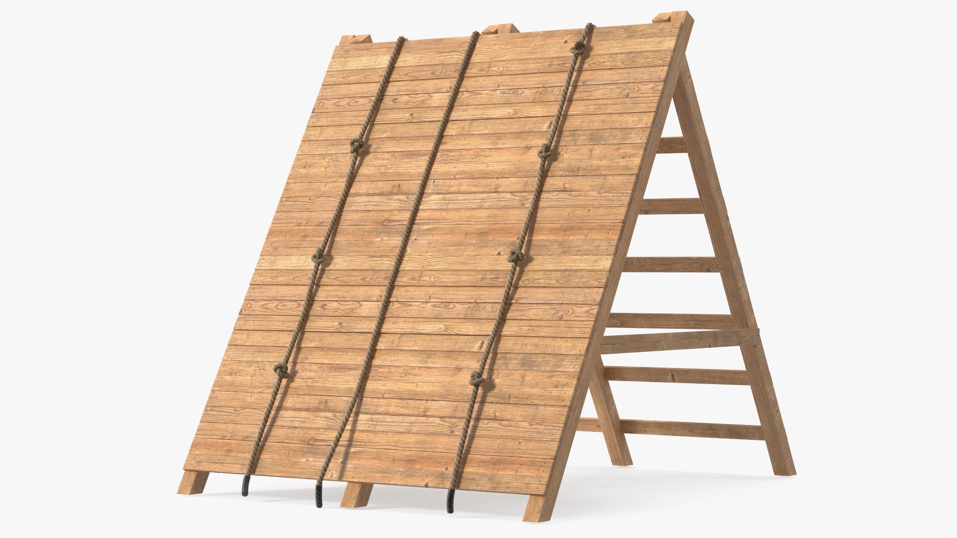 Obstacle Course Wall Climb Old 3D model preview