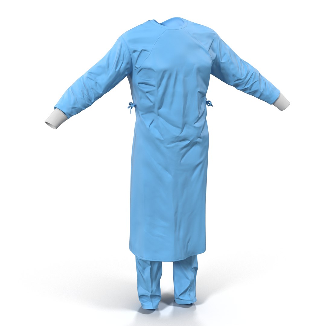 Surgeon Dress 11 3D Model 3D model preview