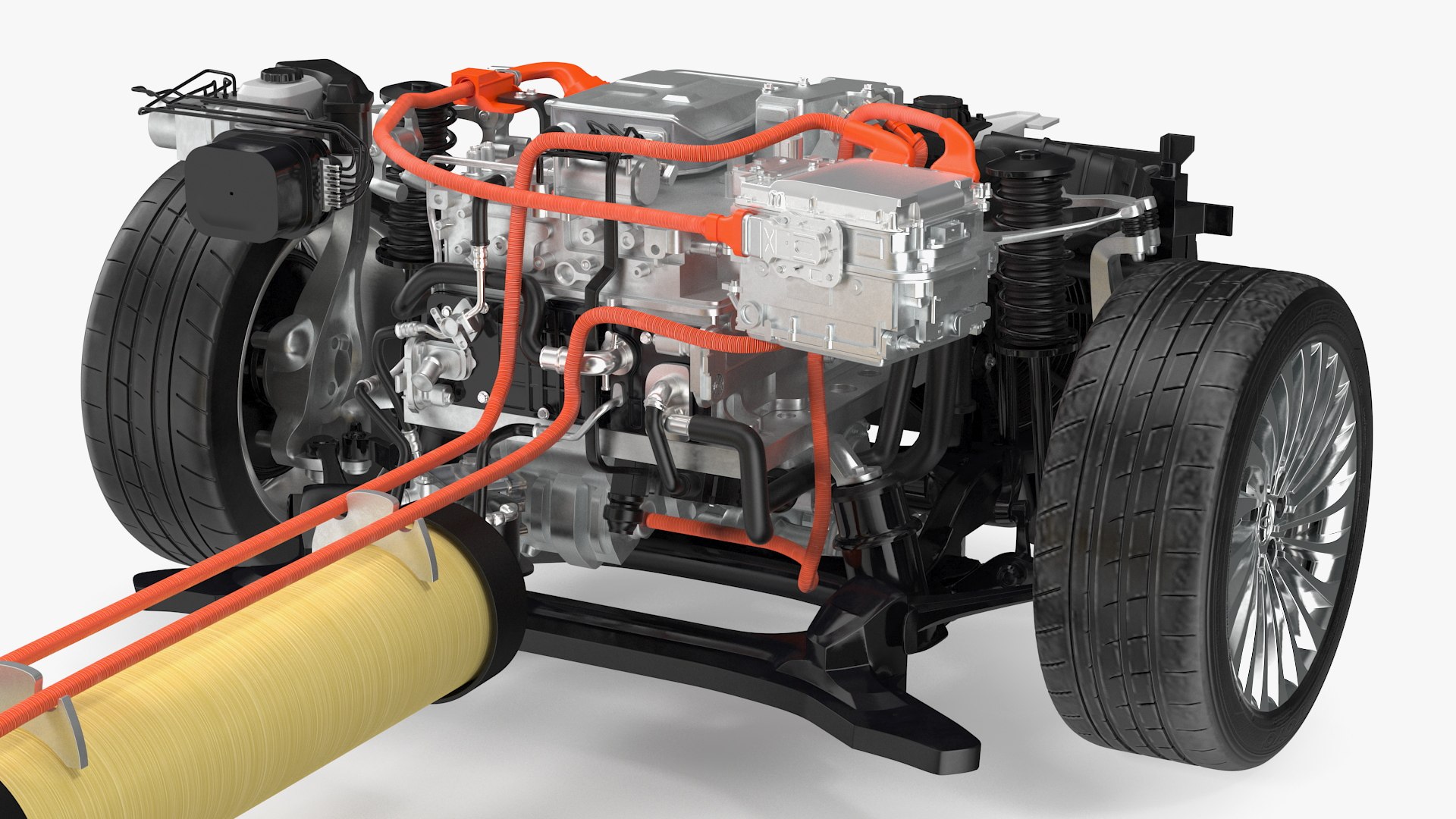 Toyota Mirai Hydrogen Fuel Cell System 3D model - TurboSquid 1868060