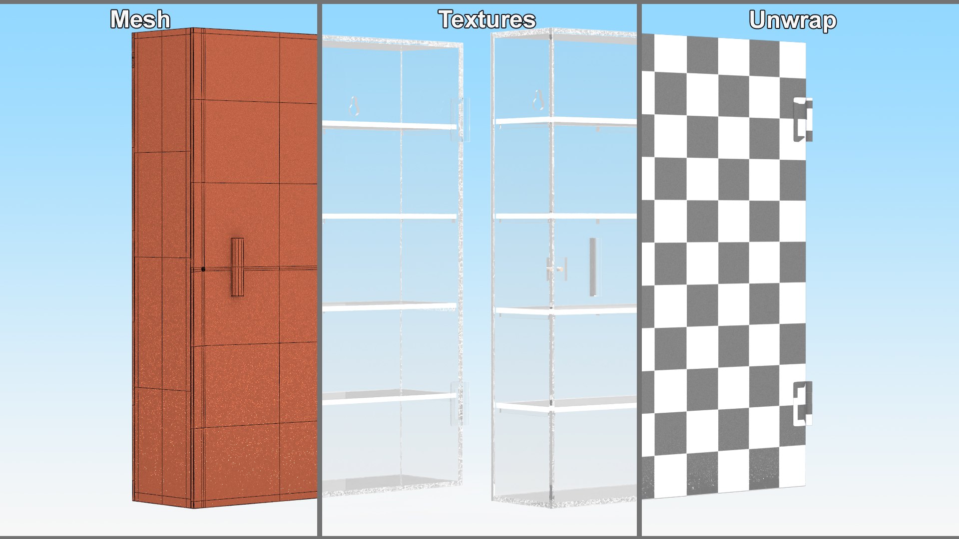 Display Rack Case Empty 3D Model - TurboSquid 2006715