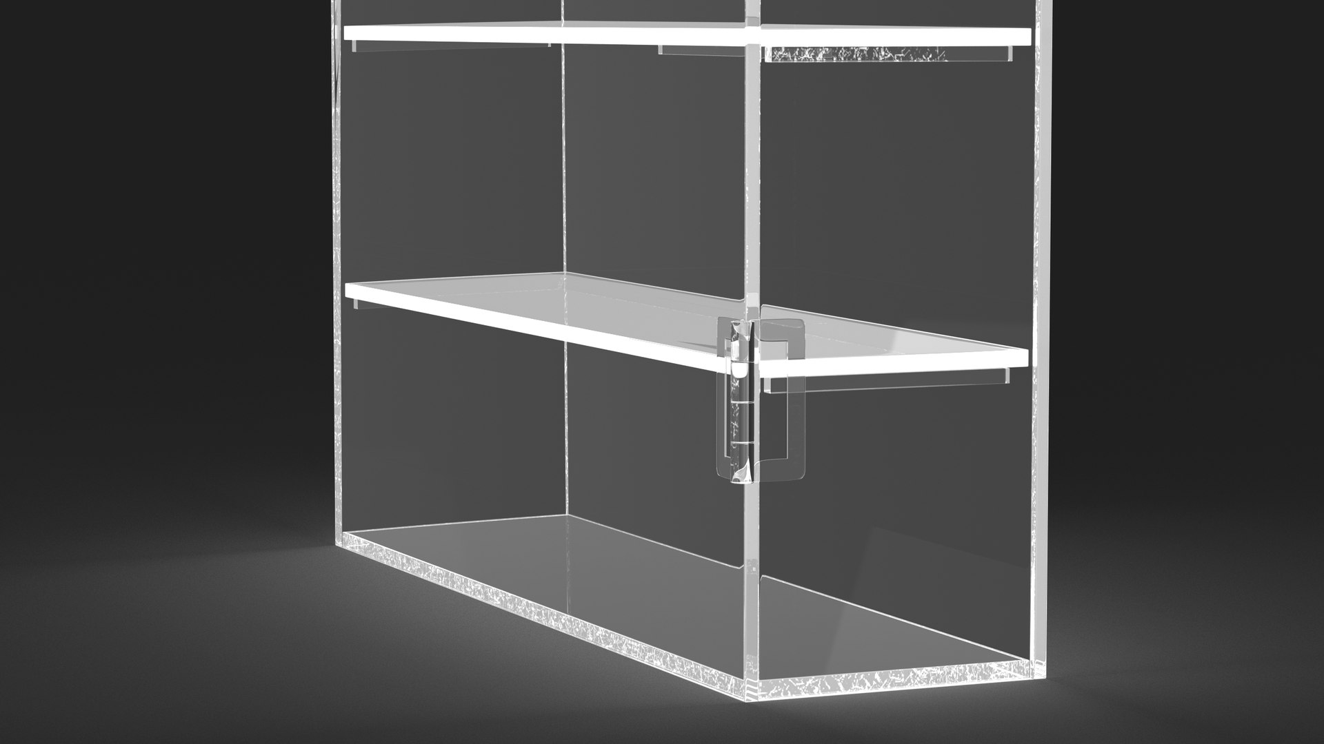Display Rack Case Empty 3D Model - TurboSquid 2006715