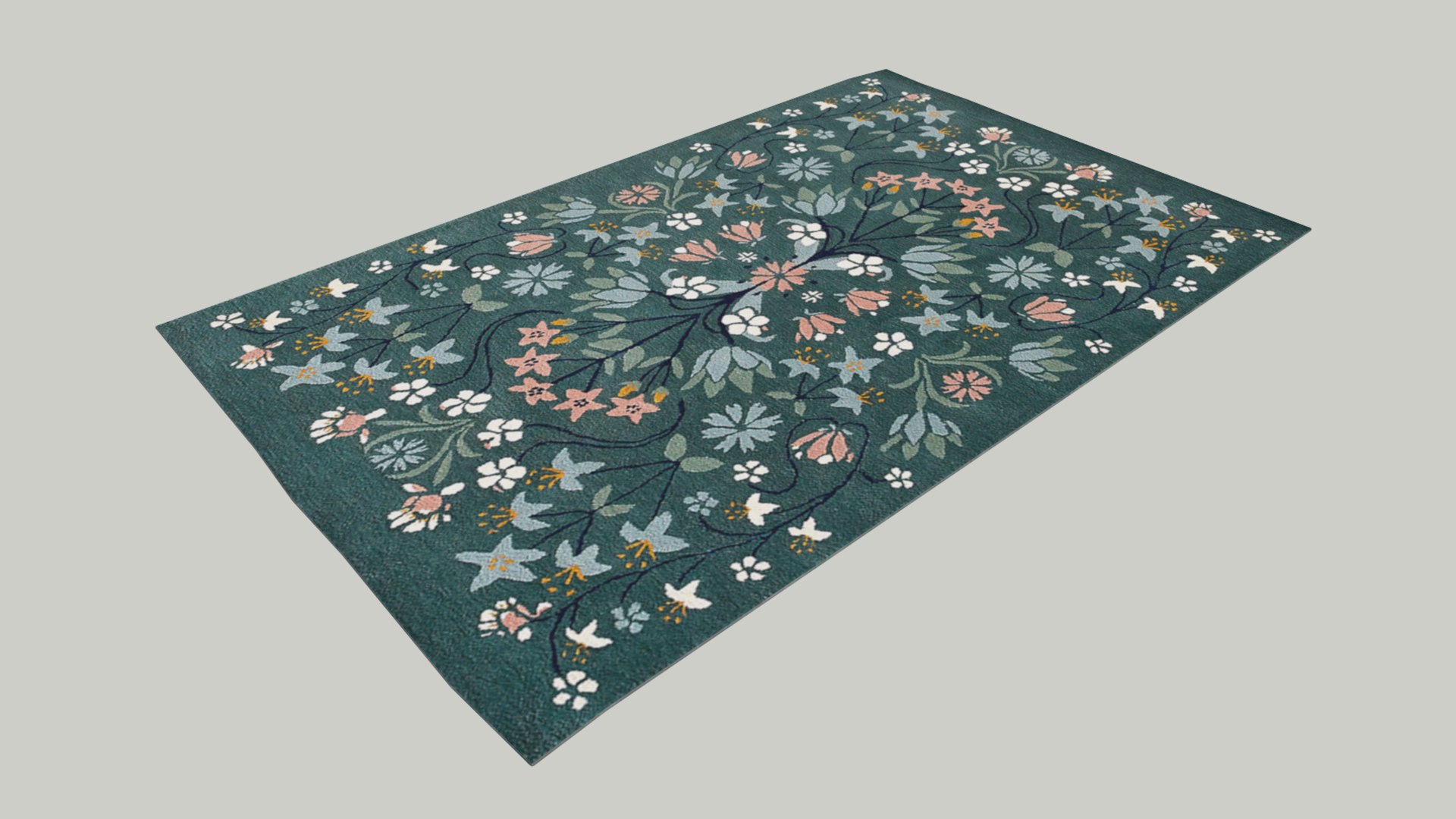 3D Decorative Rug Model - TurboSquid 2306303