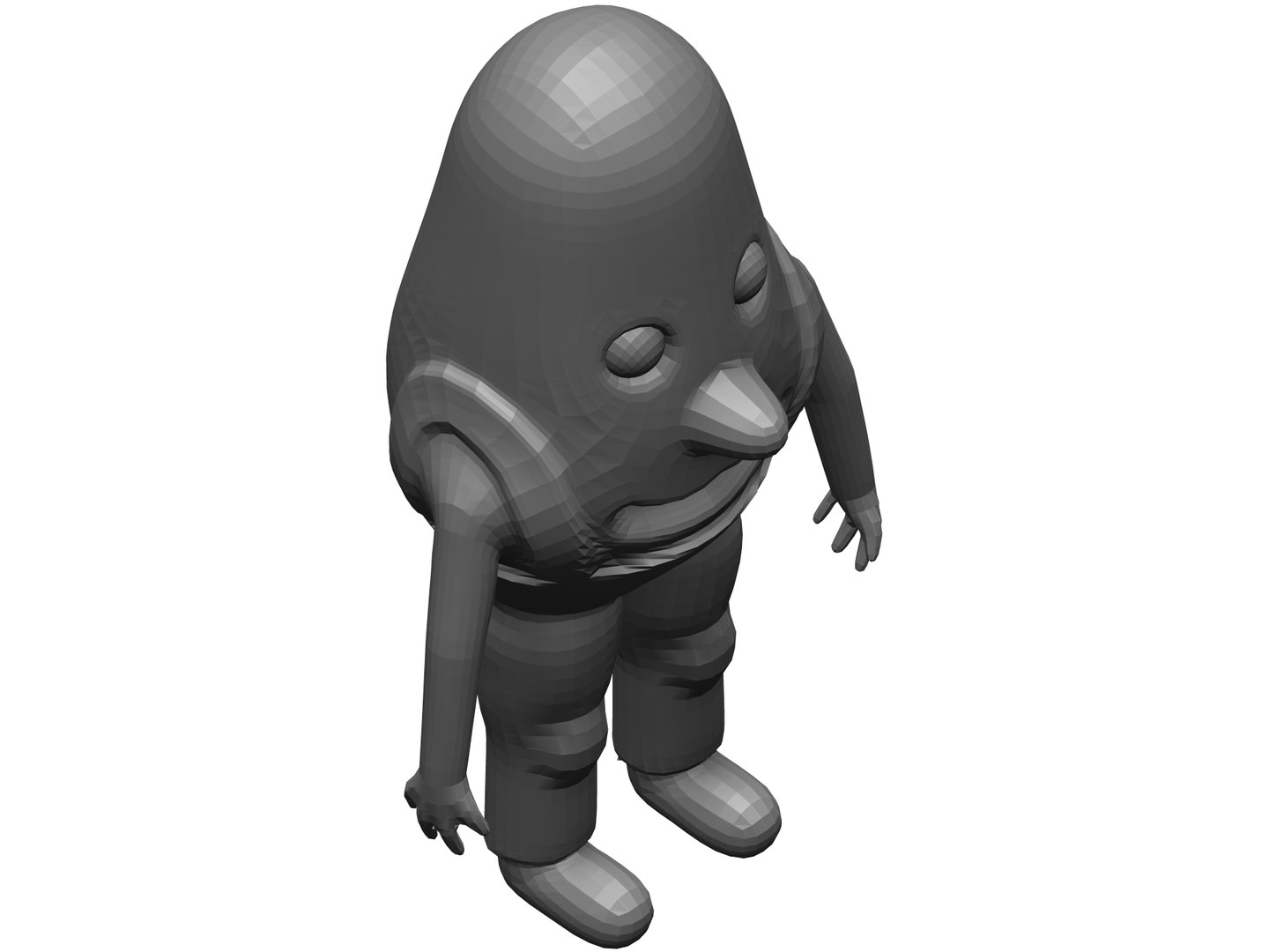Cartoon Endive 3D - TurboSquid 1874779