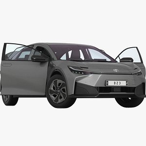 Toyota BZ3 2023 Opening doors and trunk 3D model