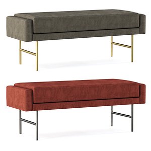 Blu Dot Bank Velvet Bench