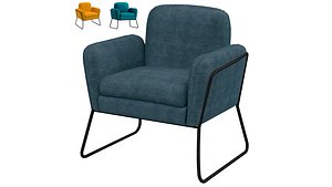 3D model Theo Armchair
