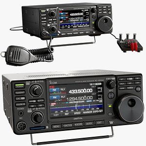 ICom IC-9700 all mode transceiver 3D