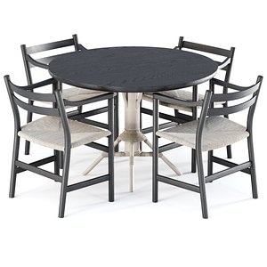 Carl Hansen furniture set v21 model