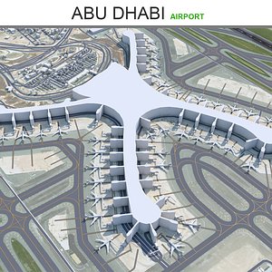 Abu Dhabi Airport 3D model