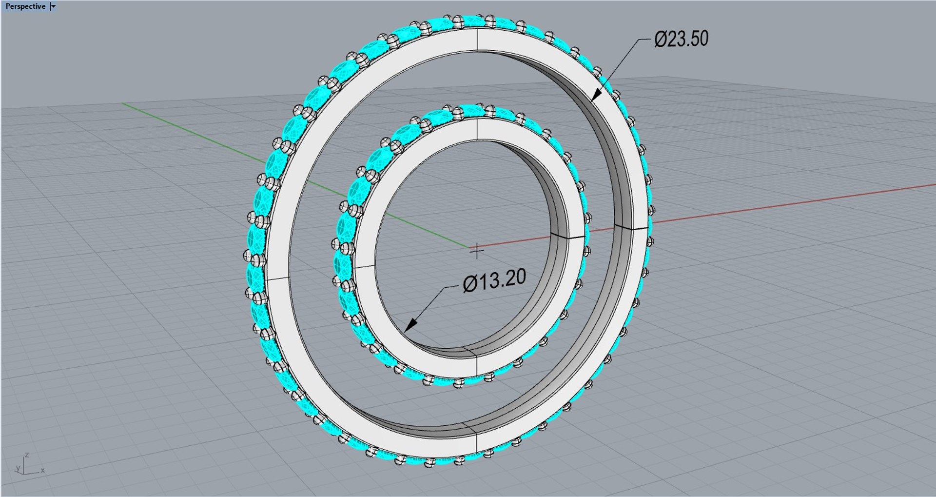 Infinity Rings With Diamonds 3D - TurboSquid 1752495