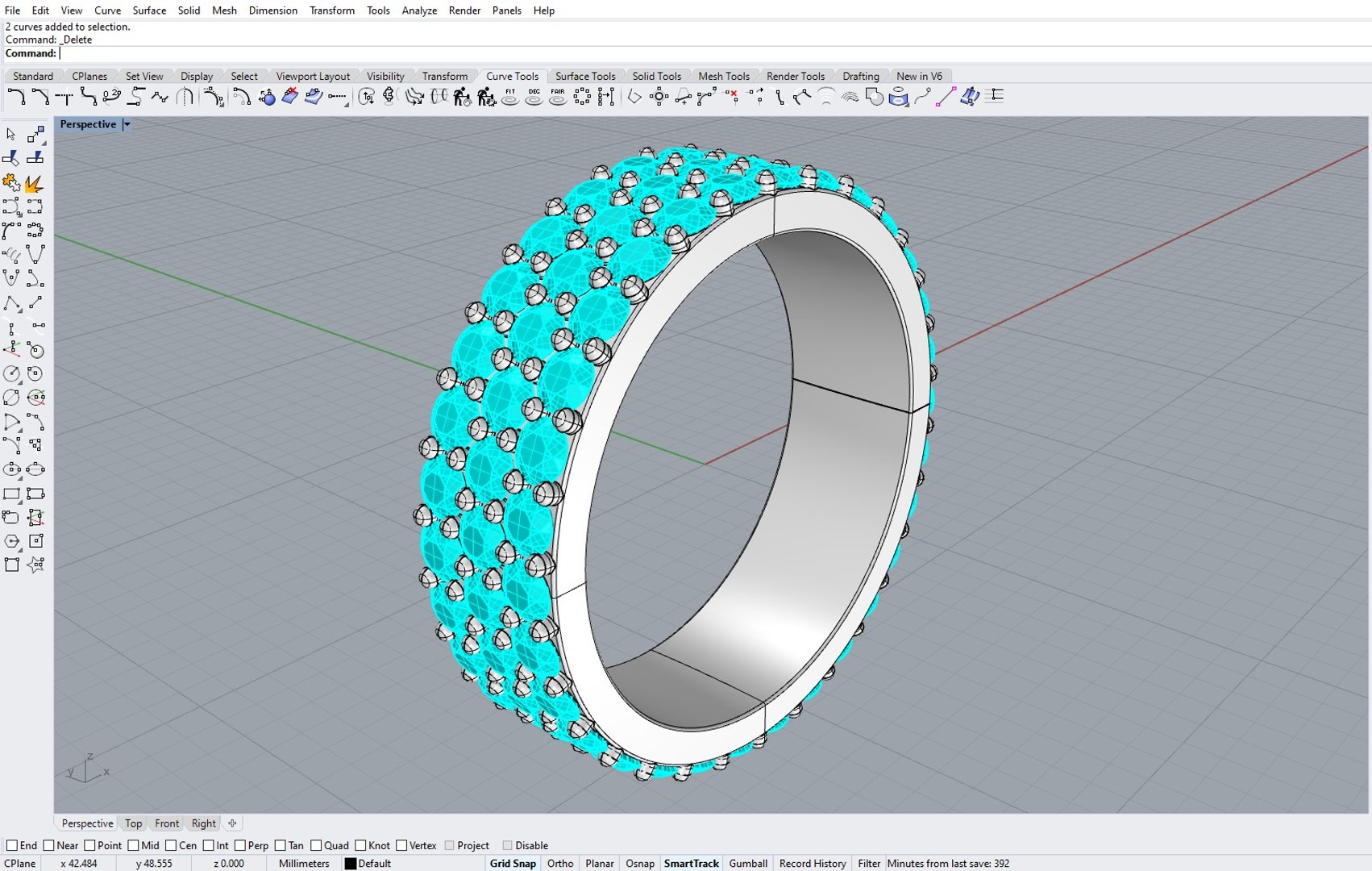 Infinity Rings With Diamonds 3D - TurboSquid 1752495