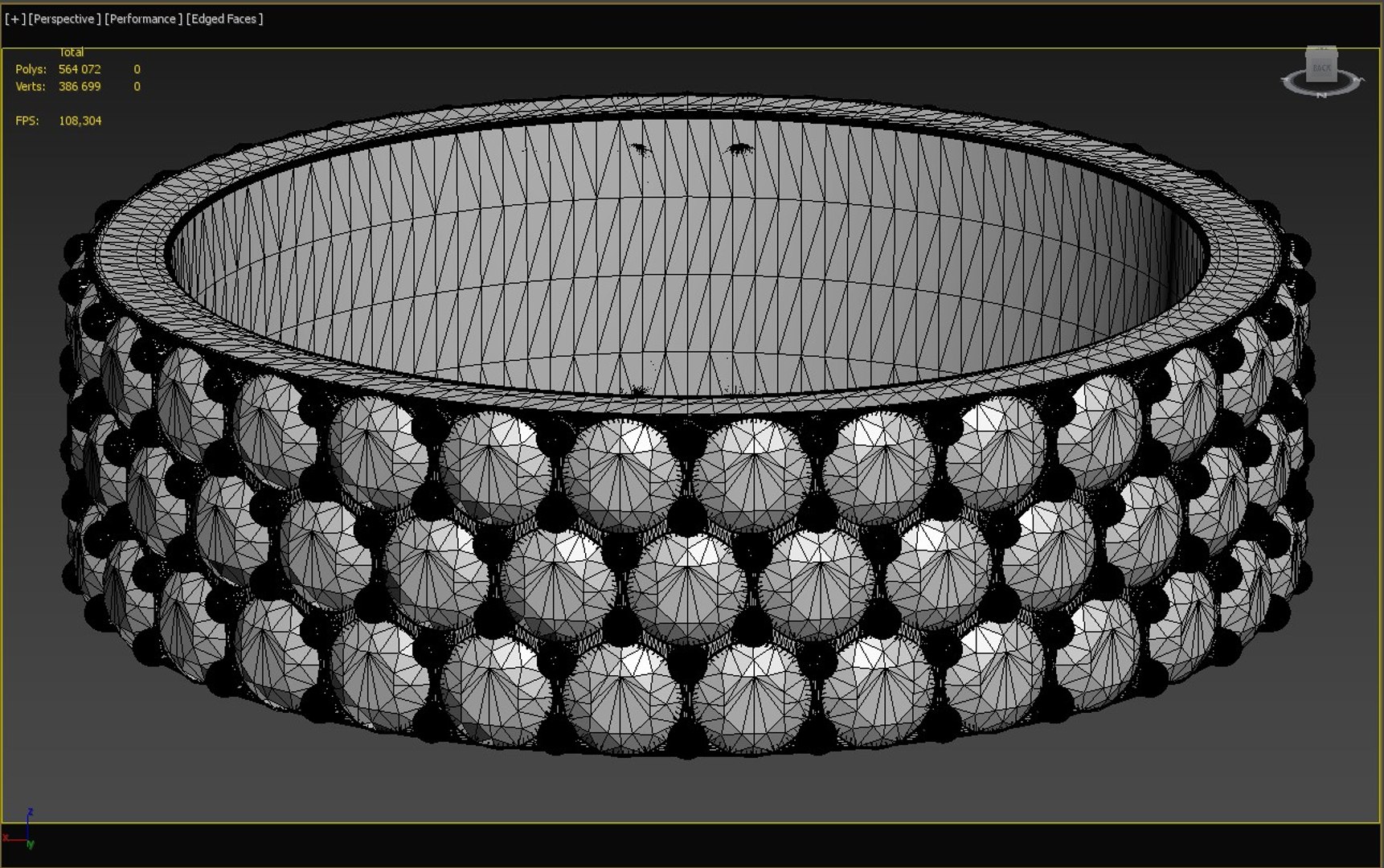 Infinity Rings With Diamonds 3D - TurboSquid 1752495