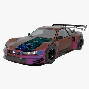 Nissan Skyline R34 Tracktoy Edition 3D model